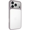 TPU+PC чохол Metal Buttons для Apple iPhone 18 Pro / 17 Pro (6.3") Сірий / Grey