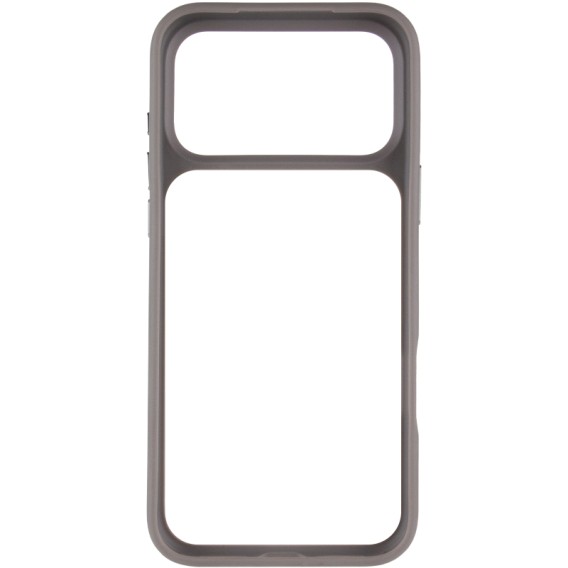 TPU+PC чохол Metal Buttons для Apple iPhone 18 Pro / 17 Pro (6.3") Сірий / Grey