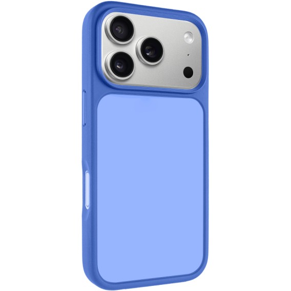 TPU+PC чохол Metal Buttons для Apple iPhone 18 Pro Max / 17 Pro Max (6.9") Блакитний / Sky Blue