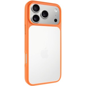 TPU+PC чохол Metal Buttons для Apple iPhone 18 Pro Max / 17 Pro Max (6.9") Помаранчевий / Orange