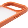 TPU+PC чохол Metal Buttons для Apple iPhone 18 Pro Max / 17 Pro Max (6.9") Помаранчевий / Orange