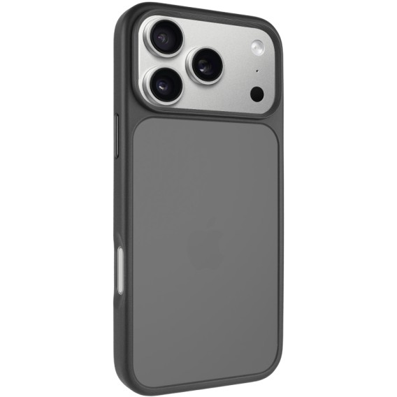 TPU+PC чехол Metal Buttons для Apple iPhone 18 Pro Max / 17 Pro Max (6.9") Черный / Black
