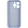 Чохол Silk Full Camera (AA) NO LOGO with Magnetic Fit для Apple iPhone 15 Pro (6.1") Блакитний / Lilac Blue