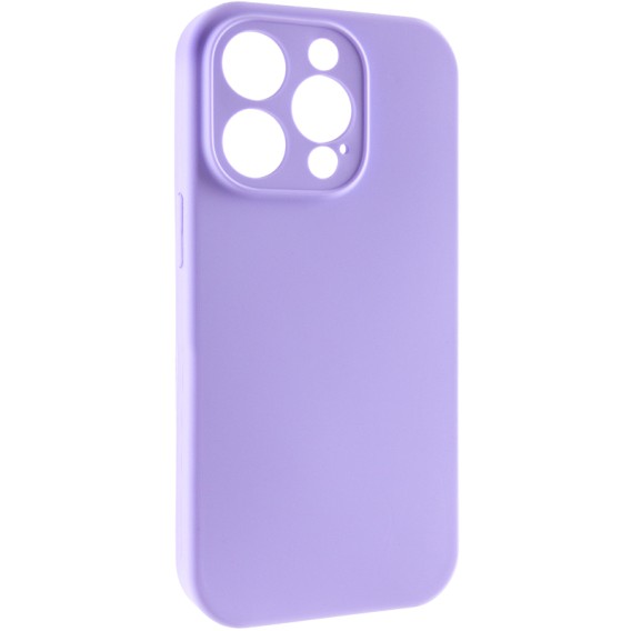 Чохол Silk Full Camera (AA) NO LOGO with Magnetic Fit для Apple iPhone 15 Pro (6.1") Бузковий / Dasheen