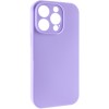 Чохол Silk Full Camera (AA) NO LOGO with Magnetic Fit для Apple iPhone 15 Pro Max (6.7") Бузковий / Dasheen