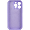 Чохол Silk Full Camera (AA) NO LOGO with Magnetic Fit для Apple iPhone 15 Pro Max (6.7") Бузковий / Dasheen