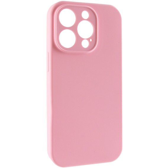 Чехол Silk Full Camera (AA) NO LOGO with Magnetic Fit для Apple iPhone 15 Pro Max (6.7") Розовый / Light pink