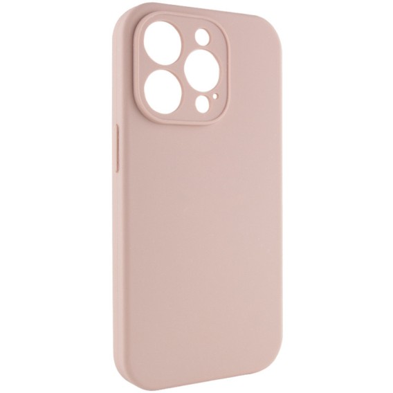 Чехол Silk Full Camera (AA) NO LOGO with Magnetic Fit для Apple iPhone 15 Pro Max (6.7") Розовый / Pink Sand