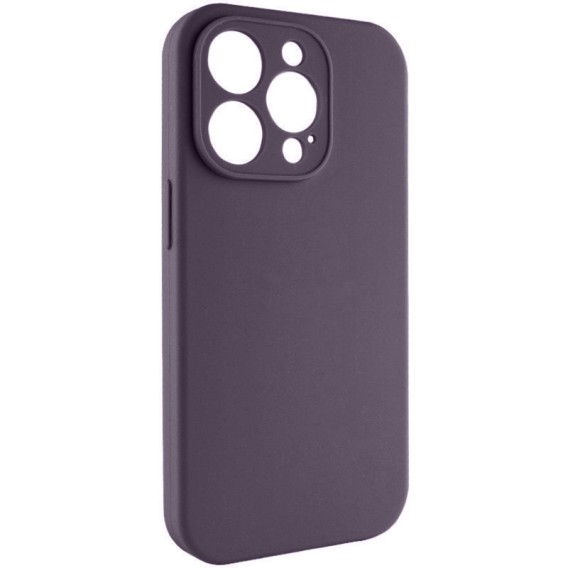 Чохол Silk Full Camera (AA) NO LOGO with Magnetic Fit для Apple iPhone 15 Pro Max (6.7") Бордовий / Dark Cherry