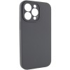 Чохол Silk Full Camera (AA) NO LOGO with Magnetic Fit для Apple iPhone 15 Pro Max (6.7") Сірий / Dark Gray
