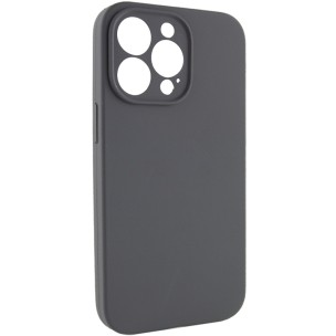 Чохол для iPhone 15 Pro Max Epik Silk Full Camera (AA) NO LOGO with Magnetic Fit, Сірий / Dark Gray