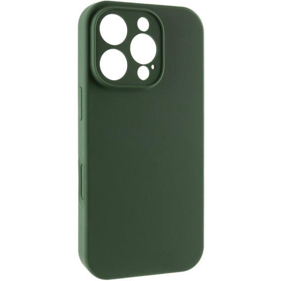 Чехол Silk Full Camera (AA) NO LOGO with Magnetic Fit для Apple iPhone 16 Pro (6.3") Зеленый / Cyprus Green