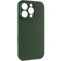 Чохол для iPhone 16 Pro Max Epik Silk Full Camera (AA) NO LOGO with Magnetic Fit, Зелений / Cyprus Green
