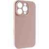 Чехол-накладка для iPhone 16 Pro Max Epik Silk Full Camera (AA) NO LOGO with Magnetic Fit, Розовый / Pink Sand