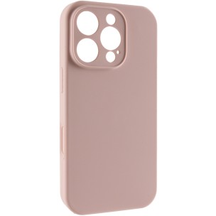 Чохол для iPhone 16 Pro Max Epik Silk Full Camera (AA) NO LOGO with Magnetic Fit, Рожевий / Pink Sand