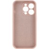 Чехол-накладка для iPhone 16 Pro Max Epik Silk Full Camera (AA) NO LOGO with Magnetic Fit, Розовый / Pink Sand