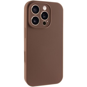 Чехол для iPhone 16 Pro Max Epik Silk Full Camera (AA) NO LOGO with Magnetic Fit, Коричневый / Brown Чехол для iPhone 16 Pro Max Epik Silk Full Camera (AA) NO LOGO with Magnetic Fit, Коричневый / Brown