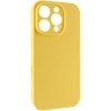 Чехол-накладка для iPhone 16 Pro Max Epik Silk Full Camera (AA) NO LOGO with Magnetic Fit, Желтый / Yellow