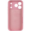 Чохол Silk Full Camera (AA) NO LOGO with Magnetic Fit для Apple iPhone 17 Pro / 18 Pro (6.3") Рожевий / Light pink