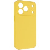 Чохол для iPhone 18 Pro / 17 Pro Epik Silk Full Camera (AA) NO LOGO with Magnetic Fit, Жовтий / Yellow Чохол для iPhone 18 Pro / 17 Pro Epik Silk Full Camera (AA) NO LOGO with Magnetic Fit, Жовтий / Yellow