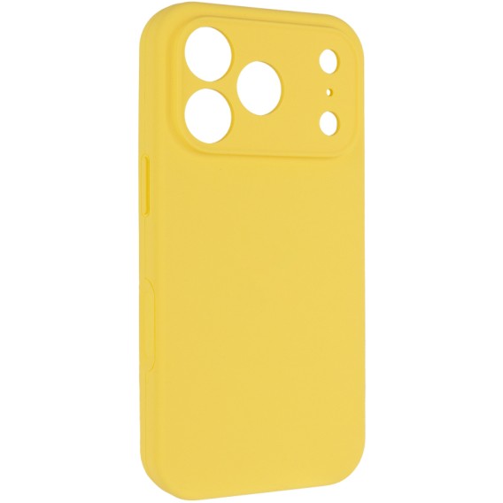 Чохол Silk Full Camera (AA) NO LOGO with Magnetic Fit для Apple iPhone 17 Pro / 18 Pro (6.3") Жовтий / Yellow