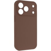 Чохол для iPhone 18 Pro / 17 Pro Epik Silk Full Camera (AA) NO LOGO with Magnetic Fit, Коричневий / Brown Чохол для iPhone 18 Pro / 17 Pro Epik Silk Full Camera (AA) NO LOGO with Magnetic Fit, Коричневий / Brown