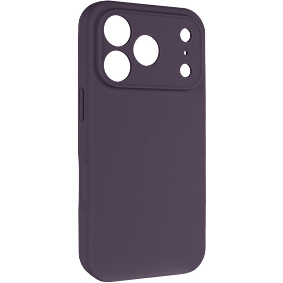 Чохол Silk Full Camera (AA) NO LOGO with Magnetic Fit для Apple iPhone 17 Pro / 18 Pro (6.3") Бордовий / Dark Cherry