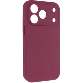Чохол для iPhone 18 Pro / 17 Pro Epik Silk Full Camera (AA) NO LOGO with Magnetic Fit, Бордовий / Plum Чохол для iPhone 18 Pro / 17 Pro Epik Silk Full Camera (AA) NO LOGO with Magnetic Fit, Бордовий / Plum