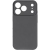 Чохол Silk Full Camera (AA) NO LOGO with Magnetic Fit для Apple iPhone 17 Pro / 18 Pro (6.3") Сірий / Dark Gray