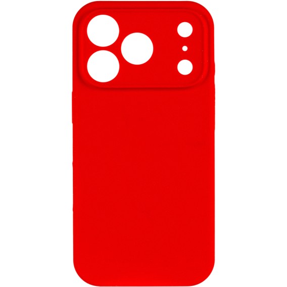 Чохол Silk Full Camera (AA) NO LOGO with Magnetic Fit для Apple iPhone 17 Pro / 18 Pro (6.3") Червоний / Red