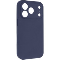 Чохол для iPhone 18 Pro Max / 17 Pro Max Epik Silk Full Camera (AA) NO LOGO with Magnetic Fit, Темно-синій / Midnight blue