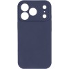 Чохол Silk Full Camera (AA) NO LOGO with Magnetic Fit для Apple iPhone 17 Pro Max / 18 Pro Max Темно-синій / Midnight blue