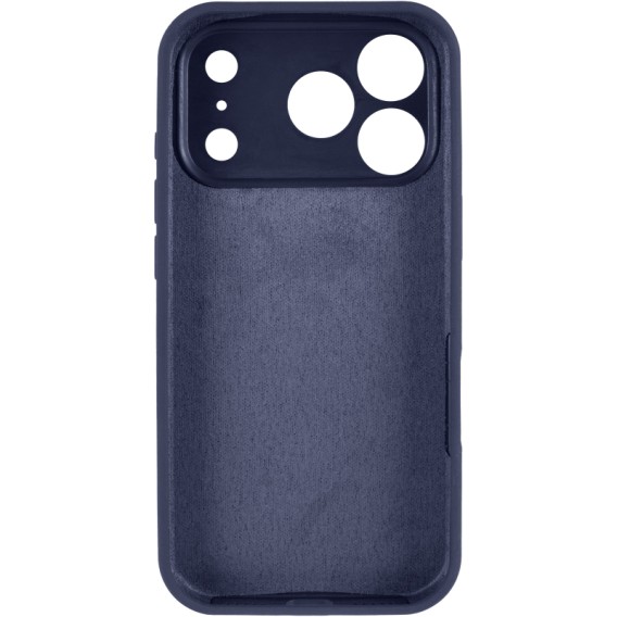 Чохол Silk Full Camera (AA) NO LOGO with Magnetic Fit для Apple iPhone 17 Pro Max / 18 Pro Max Темно-синій / Midnight blue