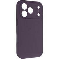 Чохол для iPhone 18 Pro Max / 17 Pro Max Epik Silk Full Camera (AA) NO LOGO with Magnetic Fit, Темна вишня / Dark Cherry