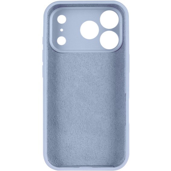 Чохол Silk Full Camera (AA) NO LOGO with Magnetic Fit для Apple iPhone 17 Pro Max / 18 Pro Max Блакитний / Lilac Blue