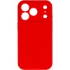 Чохол Silk Full Camera (AA) NO LOGO with Magnetic Fit для Apple iPhone 17 Pro Max / 18 Pro Max Червоний / Red