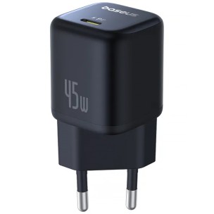 МЗП Baseus PicoGo GaN Fast Charger PD45W (1USB-C) (P10176800) Cosmic Black МЗП Baseus PicoGo GaN Fast Charger PD45W (1USB-C) (P10176800) Cosmic Black