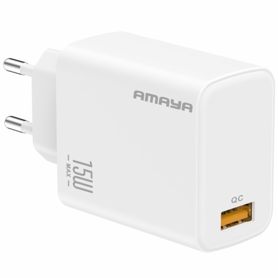 МЗП Amaya E219S QC3.0 15W (1USB-A) White