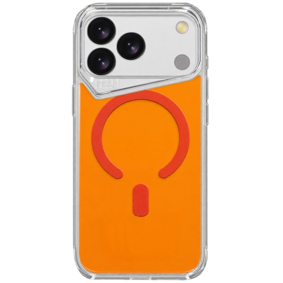 Чехол TPU+PC Gear4 Crystal Palace Shine with Magnetic Fit для Apple iPhone 17 Pro / 18 Pro (6.3") Orange