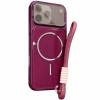 Чохол TPU+PC Pacific with Magnetic Fit and straps для Apple iPhone 17 Pro / 18 Pro (6.3") Red