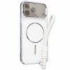Чохол TPU+PC Pacific with Magnetic Fit and straps для Apple iPhone 17 Pro / 18 Pro (6.3") White