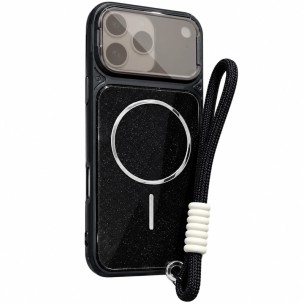 Чохол TPU+PC Pacific with Magnetic Fit and straps для Apple iPhone 17 Pro Max / 18 Pro Max (6.9") Black Чохол TPU+PC Pacific with Magnetic Fit and straps для Apple iPhone 17 Pro Max / 18 Pro Max (6.9") Black