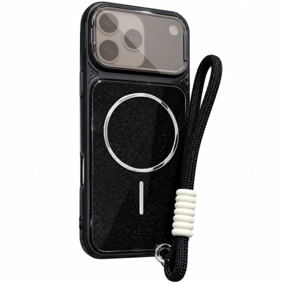Чохол TPU+PC Pacific with Magnetic Fit and straps для Apple iPhone 17 Pro Max / 18 Pro Max (6.9") Black