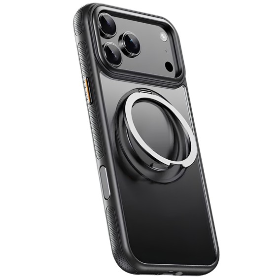 Чохол Ummi Stylish with MagSafe Ring для Apple iPhone 17 Pro Max / 18 Pro Max (6.9") Black Чохол Ummi Stylish with MagSafe Ring для Apple iPhone 17 Pro Max / 18 Pro Max (6.9") Black