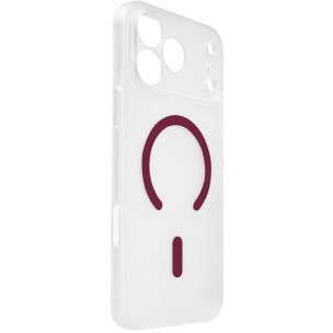Чехол PC Slim Matte with Magnetic Fit (camera button) для Apple iPhone 17 Pro Max / 18 Pro Max Dark Cherry