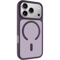 TPU+PC чехол Metal Buttons with Magnetic Fit для Apple iPhone 18 Pro Max / 17 Pro Max (6.9") Бордовый / Deep Cherry