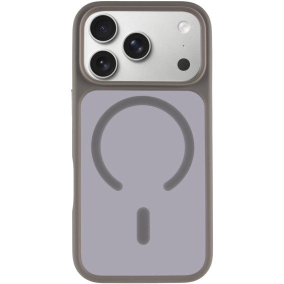 TPU+PC чохол Metal Buttons with Magnetic Fit для Apple iPhone 18 Pro Max / 17 Pro Max (6.9") Сірий / Grey