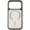 TPU+PC чохол Metal Buttons with Magnetic Fit для Apple iPhone 18 Pro Max / 17 Pro Max (6.9") Сірий / Grey
