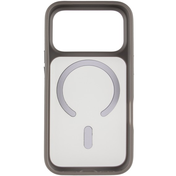 TPU+PC чохол Metal Buttons with Magnetic Fit для Apple iPhone 18 Pro Max / 17 Pro Max (6.9") Сірий / Grey