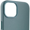 Кожаный чехол Leather Case (AA Plus) with Magnetic Fit для Apple iPhone 14 (6.1") Pine green
